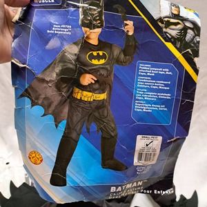 Rubie's Child's DC Batman Muscle Chest Costume with Accessories Small